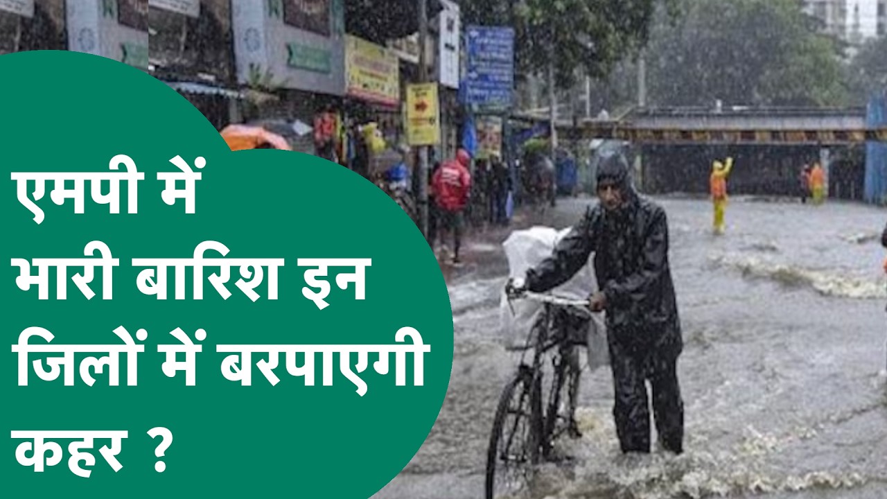 MP Weather Update : MP में भारी बारिश इन जिलों में बरपाएगी कहर, अलर्ट जारी ! MP Tak