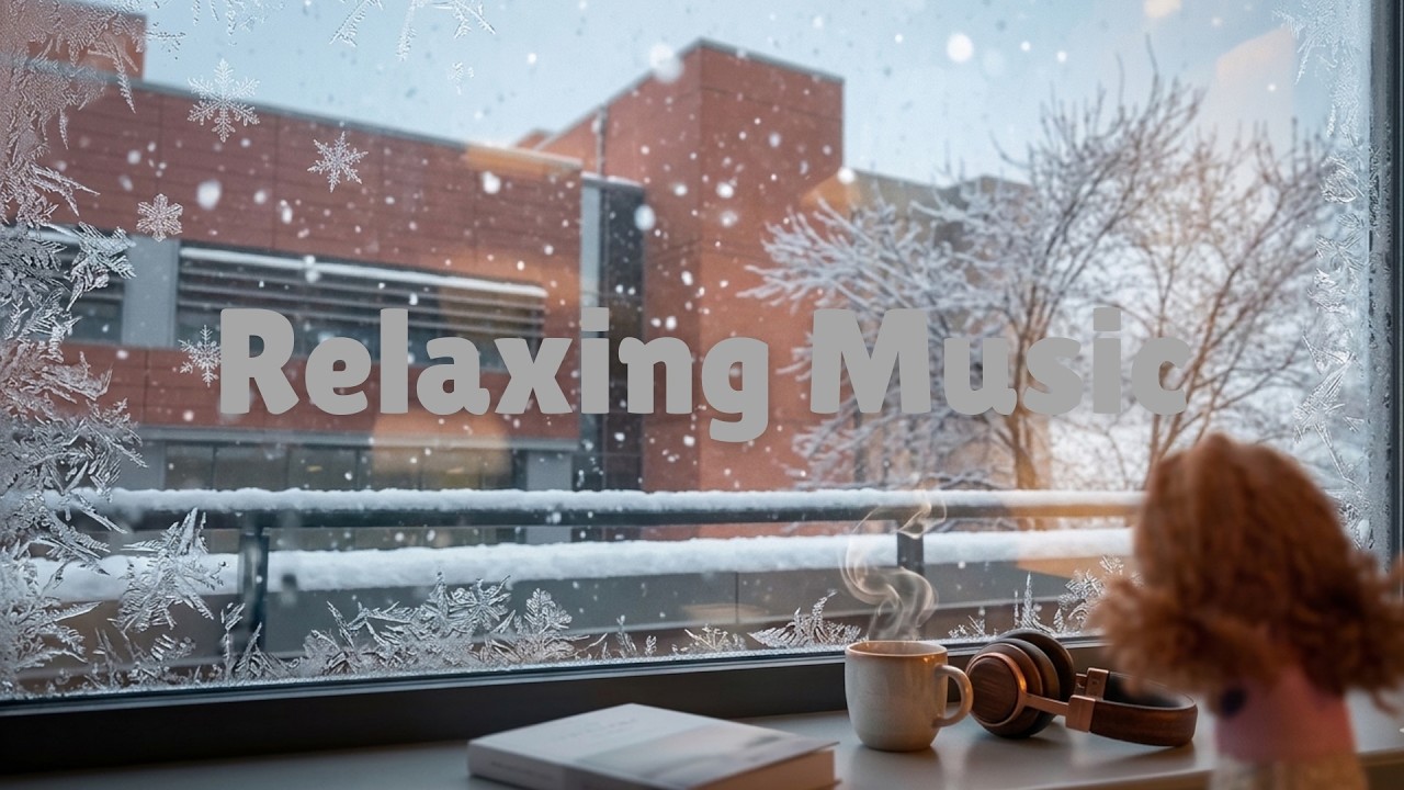 LIVE Relaxing Music SNOW | Soft Piano Candlelight 🌙✨