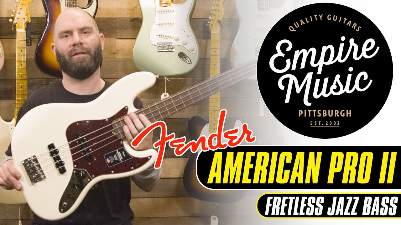 Fender American Pro II Fretless Jazz Bass - EMPIRE MUSIC