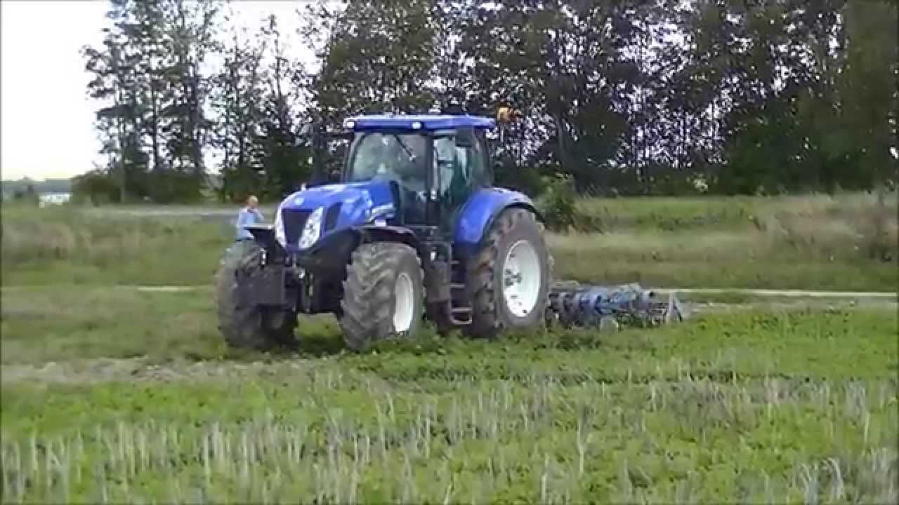 TEST New Holland: t7.250 - t7.200. Minimum Tillage in France 2014