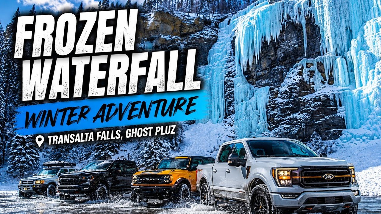 Exploring Frozen Transalta Waterfall & Beyond