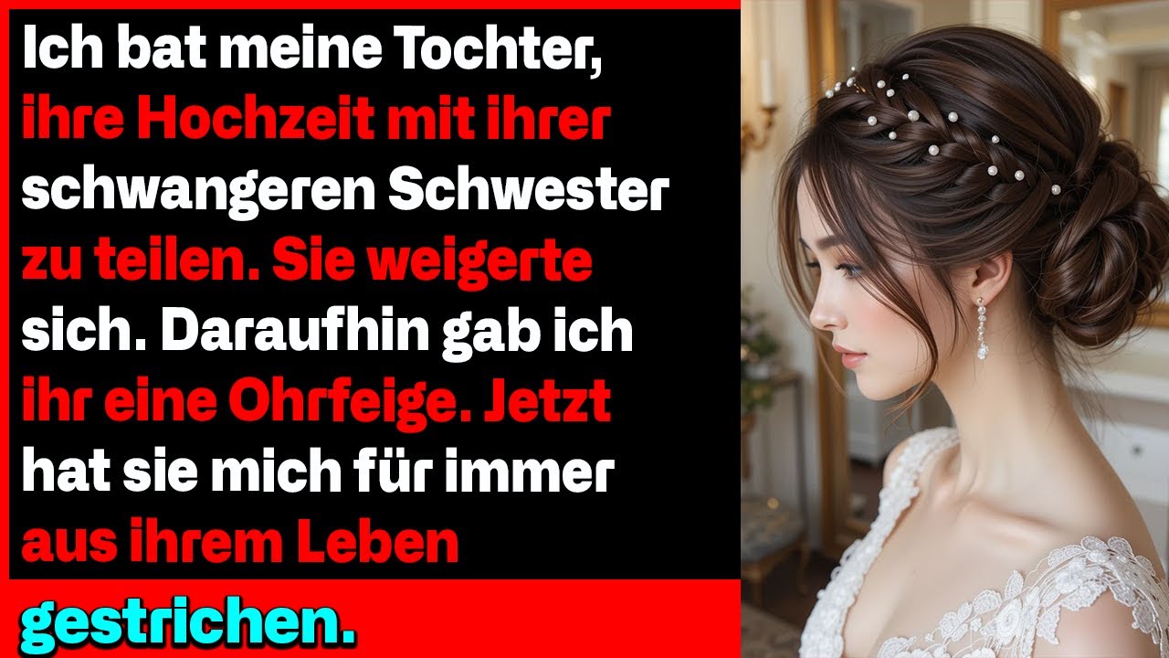 Ich bat meine Tochter, ihre Hochzeit mit ihrer schwangeren Schwester zu teilen – was sie tat
