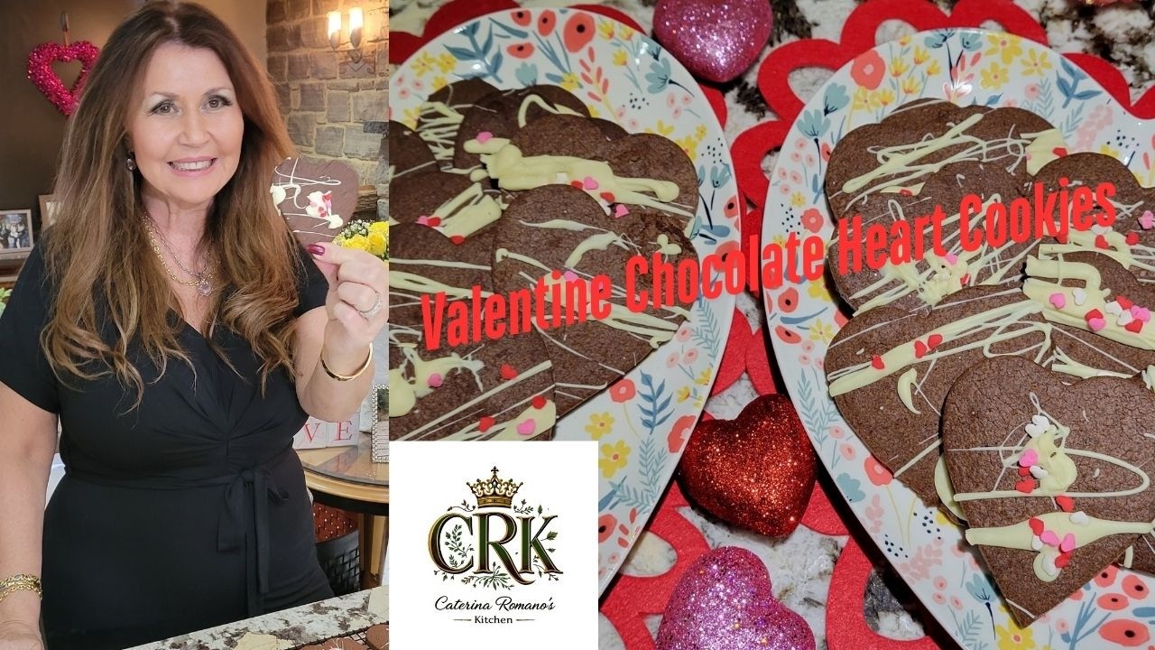 Valentine  ❤️❤️ Chocolate Heart Cookies ❤️ 2023 ❤️ Food is my Love Language 