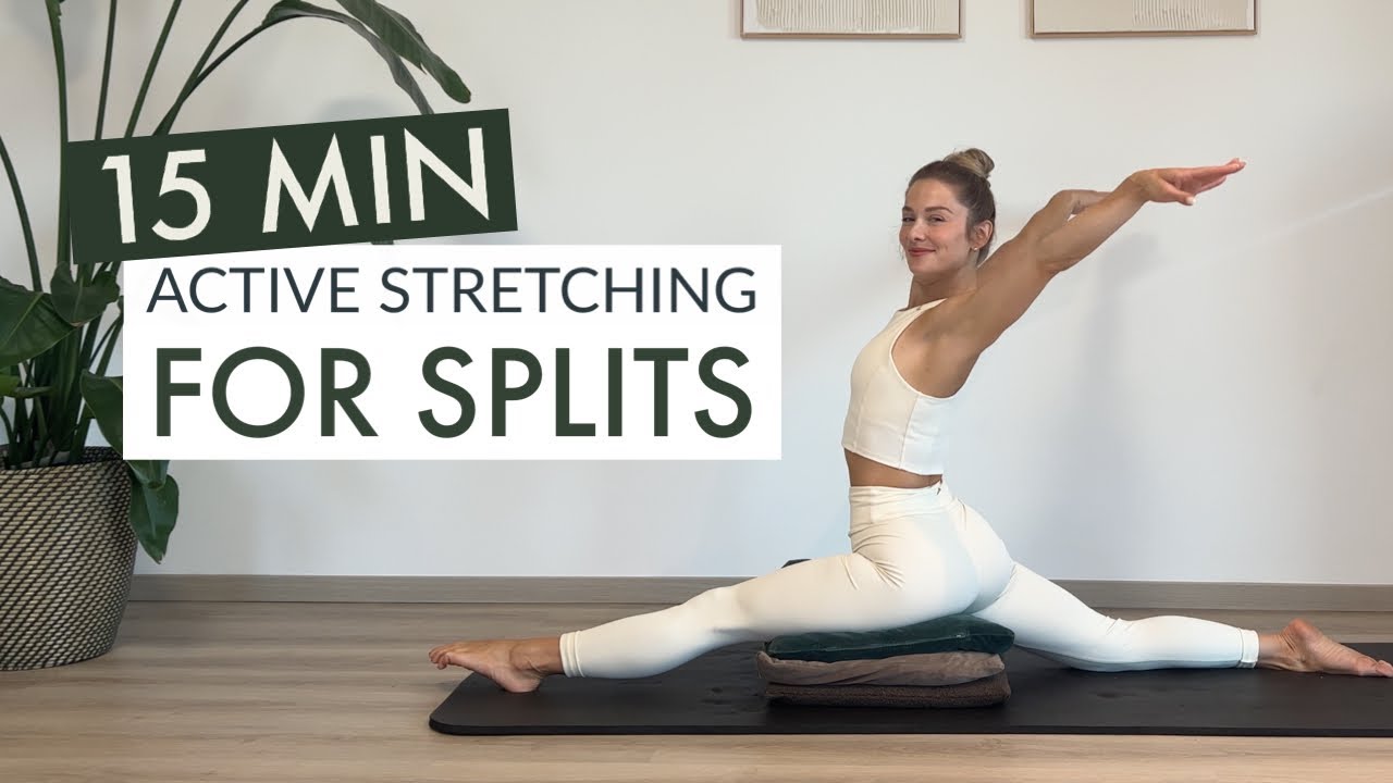 15 MIN. ACTIVE STRETCHING FOR SPLITS / How to get your split? / Duygu Cabas