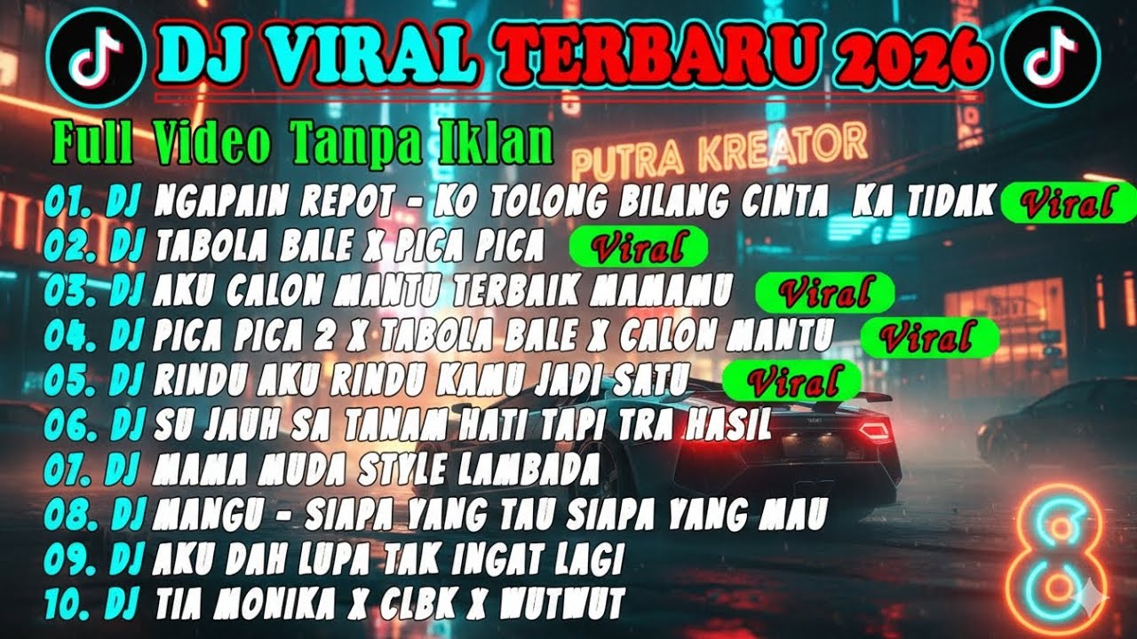 DJ TIKTOK VIRAL TERBARU 2026🎵DJ NGAPAIN REPOT-KO TOLONG BILANG CINTA KA TIDAK | TANPA IKLAN