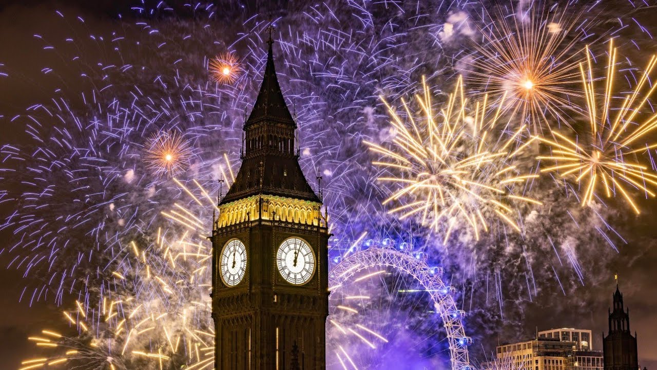 London Fireworks on New Year's Day 2011