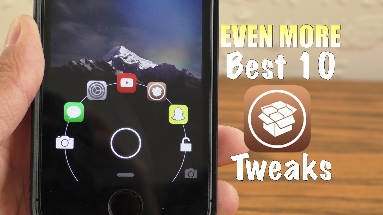 Best 10 Free Cydia Tweaks for iOS 9.3.3 jailbreak