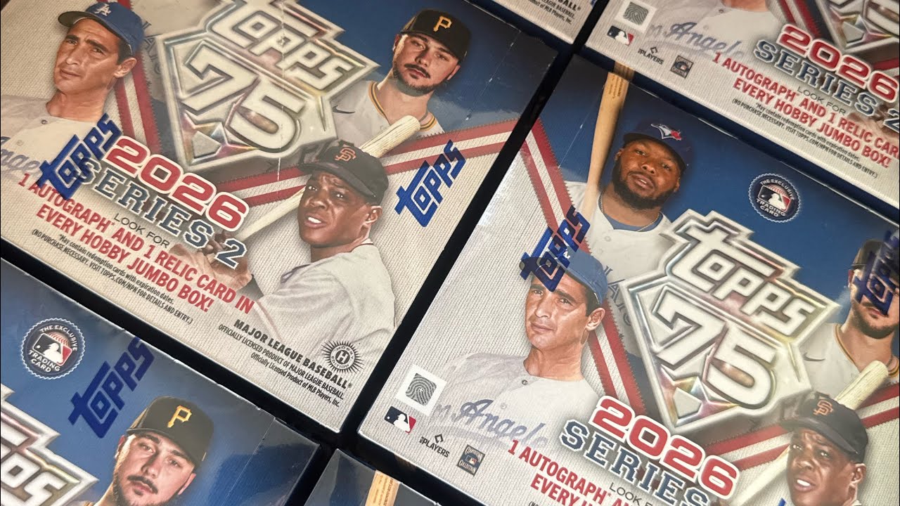 ОДИН ИЗ САМЫХ БОЛЬШИХ УСПЕХОВ В МОЕЙ ЖИЗНИ. 2026 Topps Series 2 Jumbo Case, часть 2/6! С ДНЕМ РЕЛ...