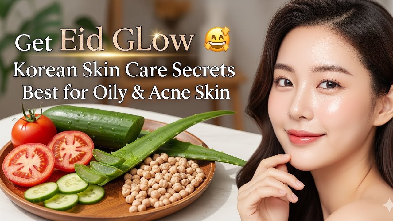 Get Eid Glow Naturally | Korean Skincare Secrets for Oily & Acne Skin