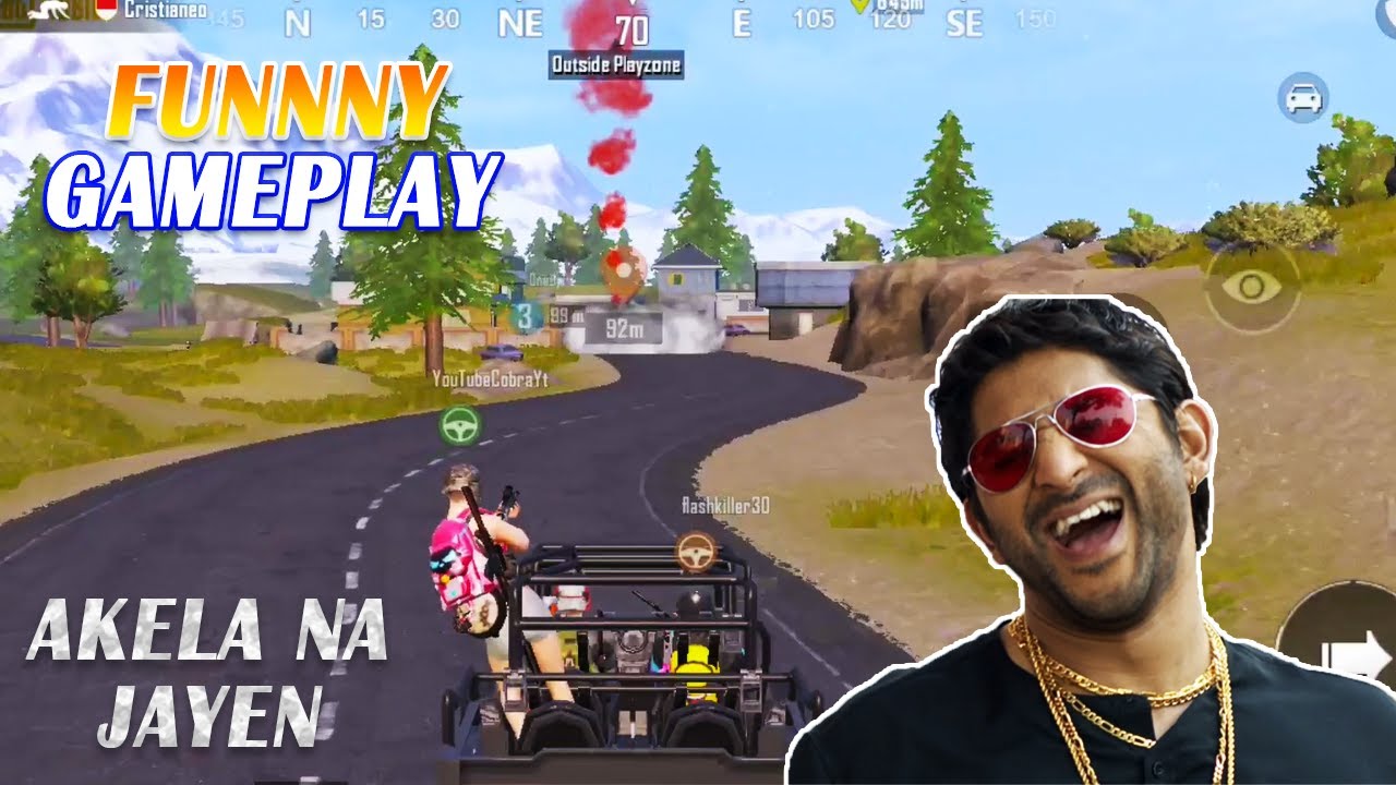 Akela Na Jayen|Bgmi/Pubg Funny Commentary|Pubg Gameplay|Ak7 Hitler|