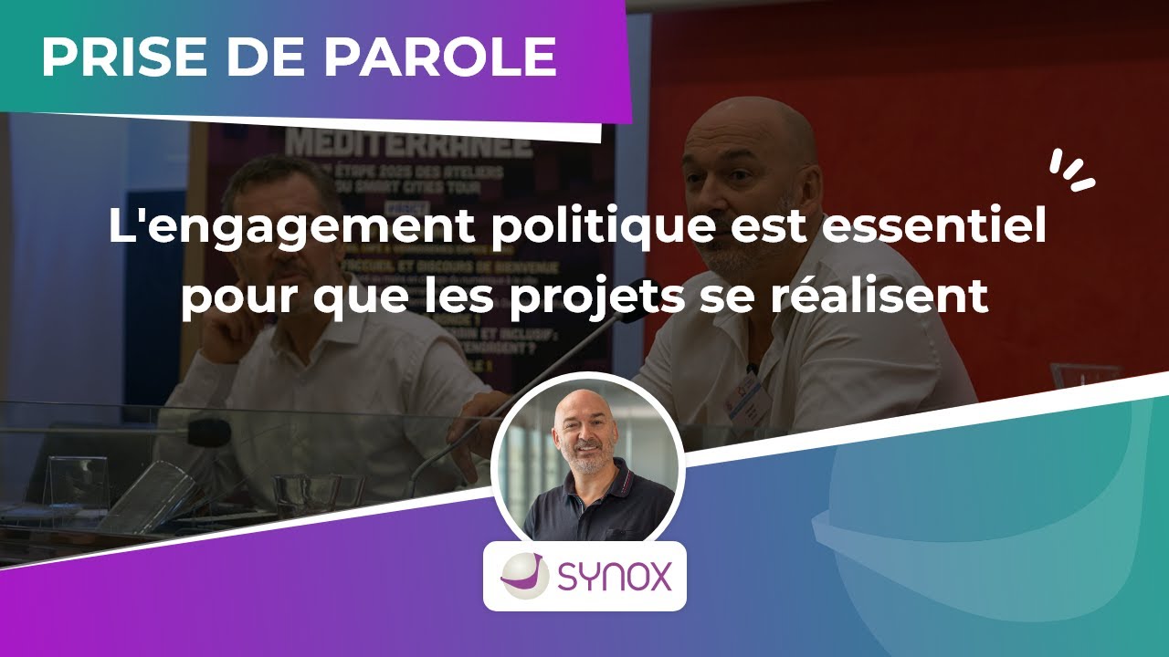 Ateliers du Smart Cities Tour - Prise de parole d'Emmanuel MOUTON