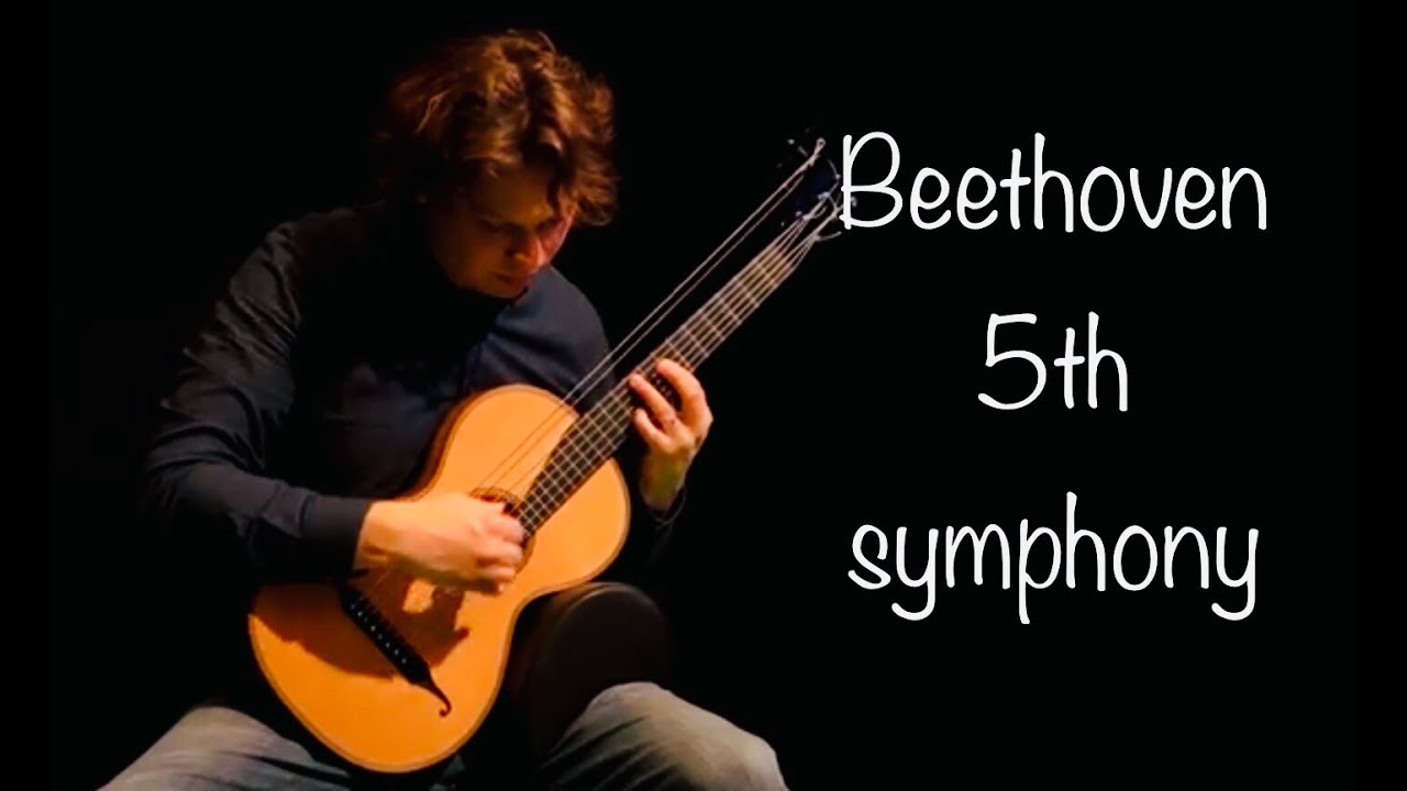 Beethoven's 5th Symphony on Classical Guitar [Allegro Con Brio] - Rolf van Meurs