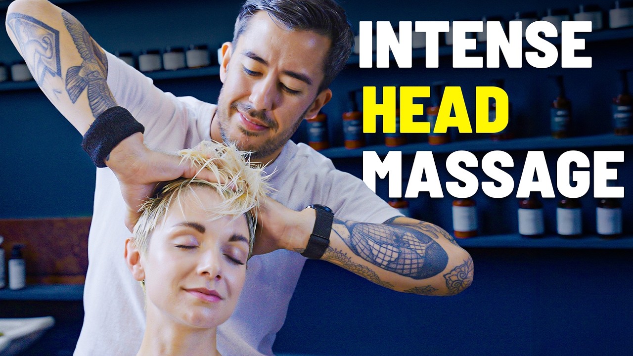 Tingling Head Scratches 💆‍♀️ Super Relaxing ASMR Female Head Massage