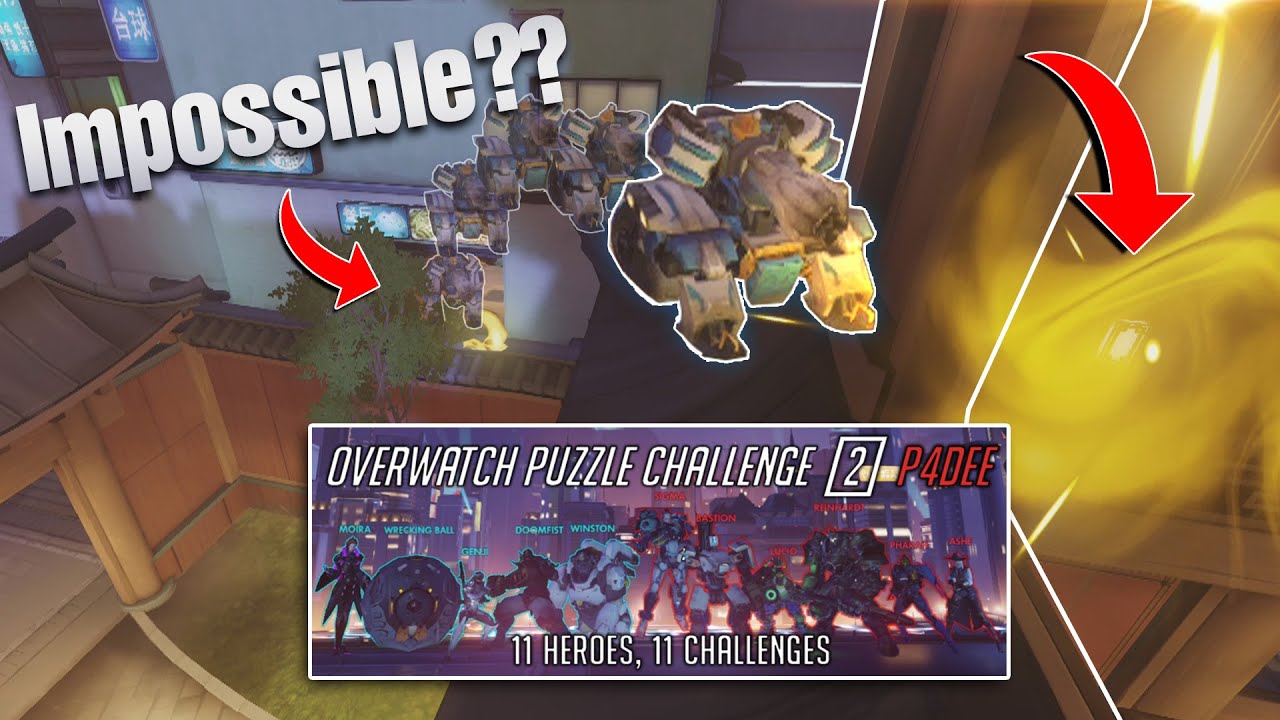I tried the HARDEST Overwatch Hero Puzzle Challenge in the Workshop Part 2