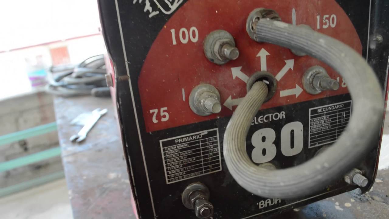 Cómo conectar una maquina de soldar de transformador a 110v