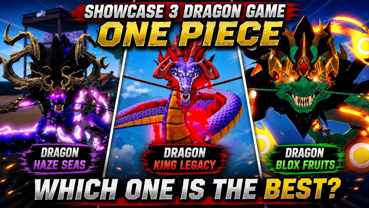 3 DRAGON FRUIT GAME ONE PIECE ROBLOX FULL SHOWCASE BLOXFRUIT KING LEGACY HAZE SEAS !!! 