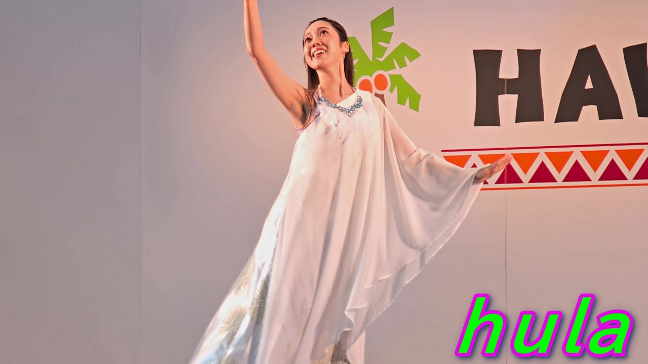 [4K]美しいフラダンサー/フラダンス/@オアシス21/fula