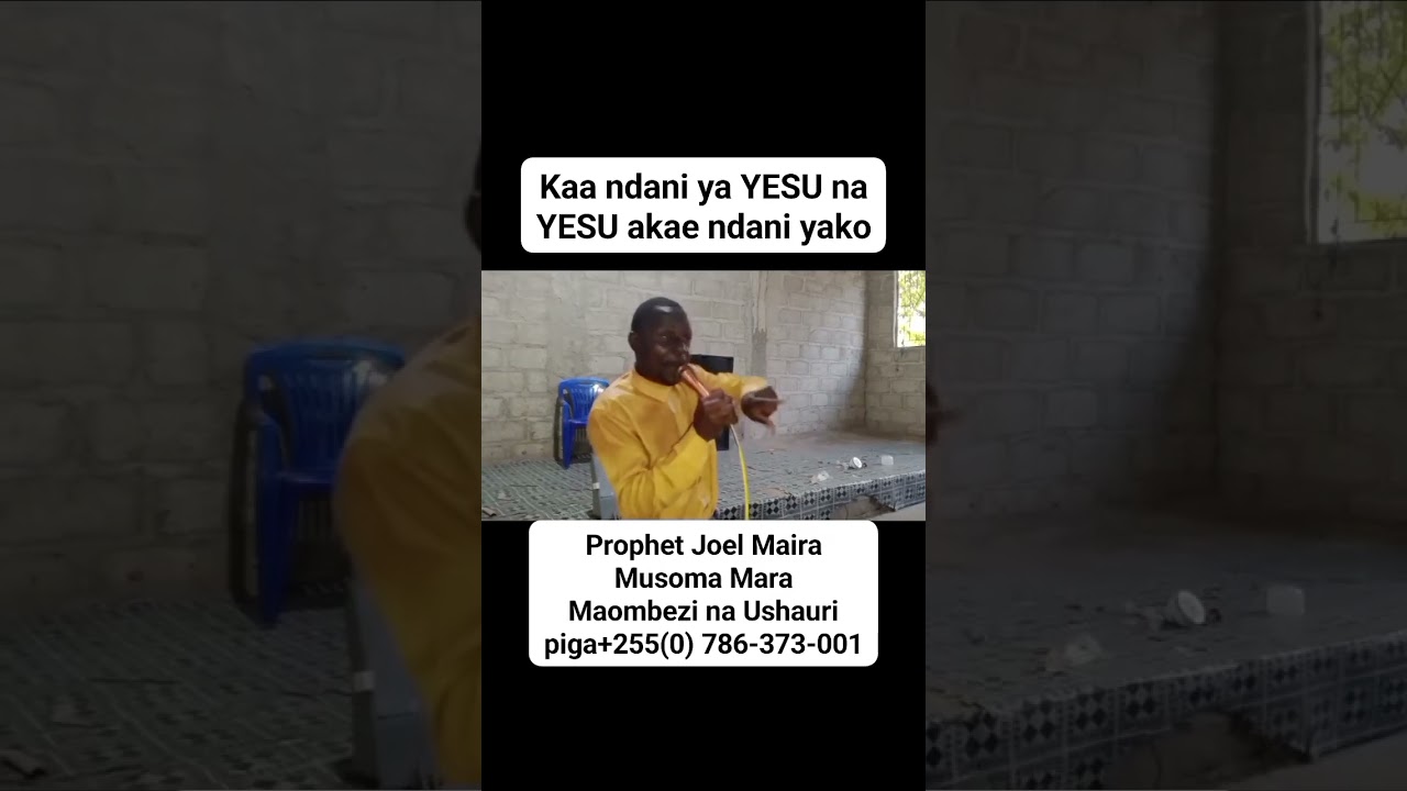 Kaa ndani ya YESU na YESU akae ndani yako
