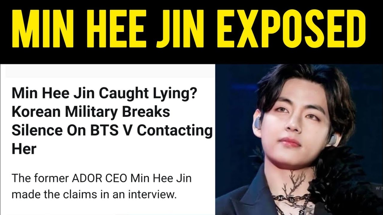 OMG!😳 Min Hee Jin EXPOSED!! Caught Lying About Secret Talk With BTS V | BTS V | Min hee jin