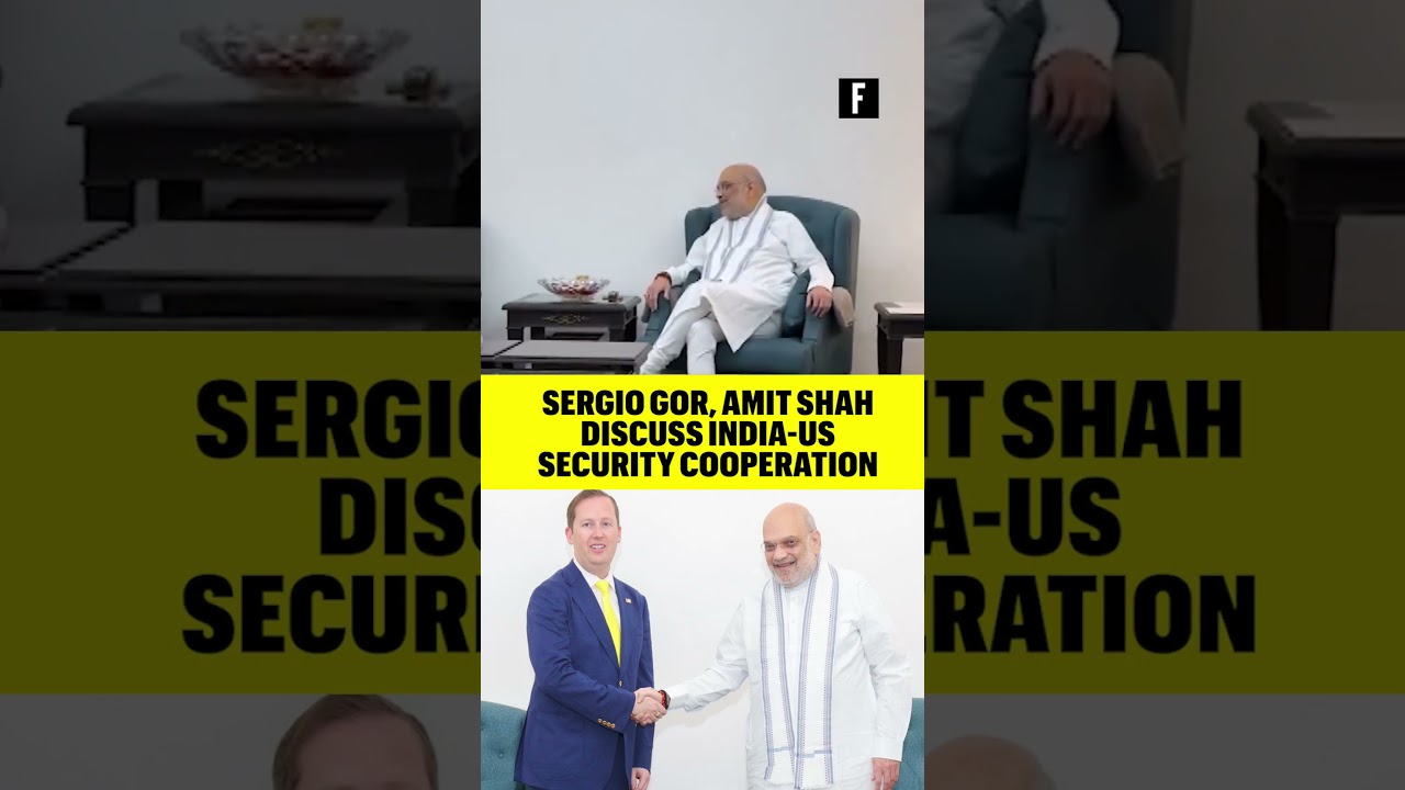 Sergio Gor, Amit Shah Discuss India-US Security Cooperation