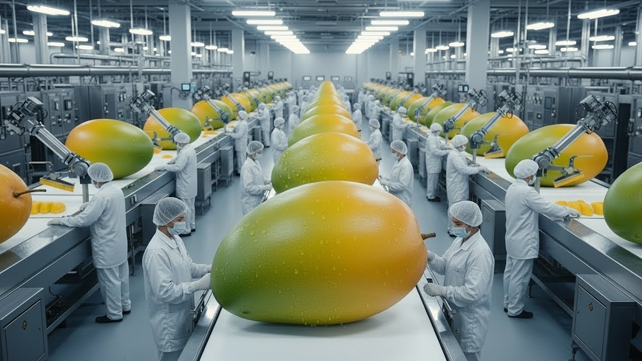 Inside a Modern Mango Processing Plant From Farm to Perfect Cuts (Full Process)