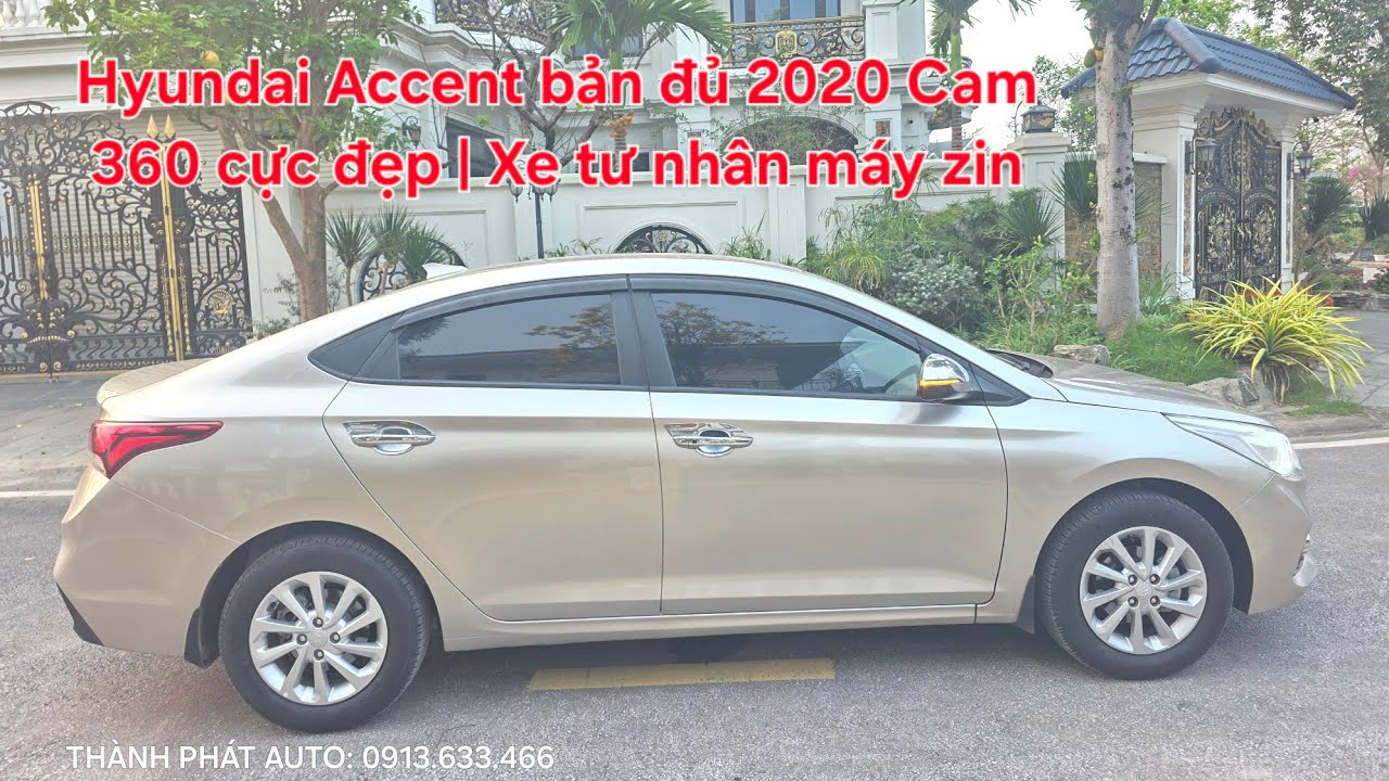 🥇🏆 Hyundai Accent bản đủ 2020 Cam 360 cực đẹp | Xe tư nhân chính chủ máy zin giá yêu! | 0913.633.466