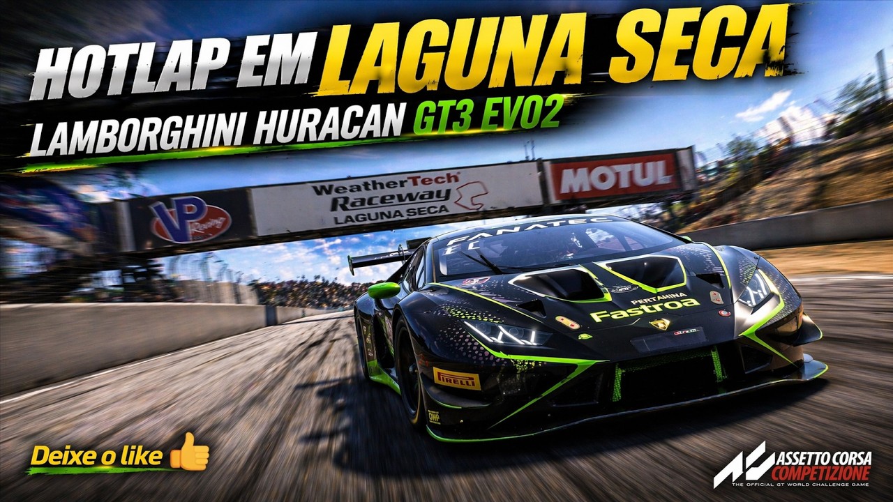 ACC l HOTLAP LAGUNA SECA l LAMBORGHINI HURACAN GT3 EVO2