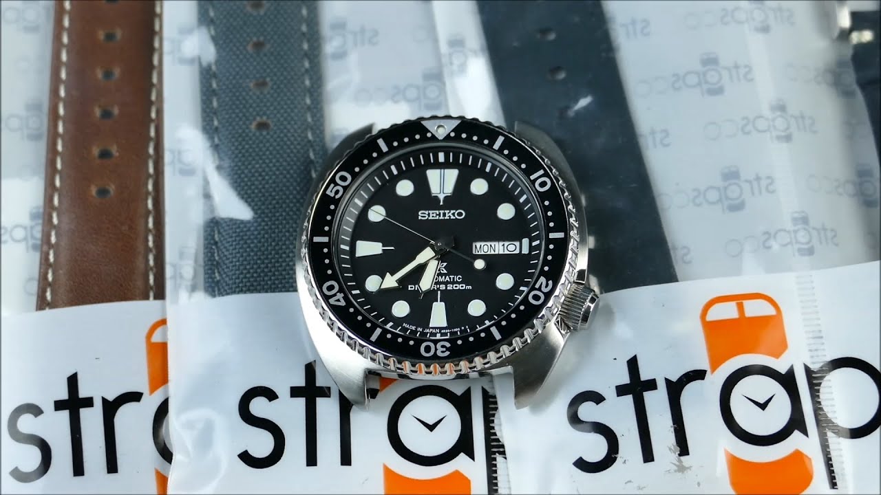 On the Wrist, from off the Cuff: Straps Co – DASSARI Fitted-End Seiko Turtle-Reissue Strap Showcase