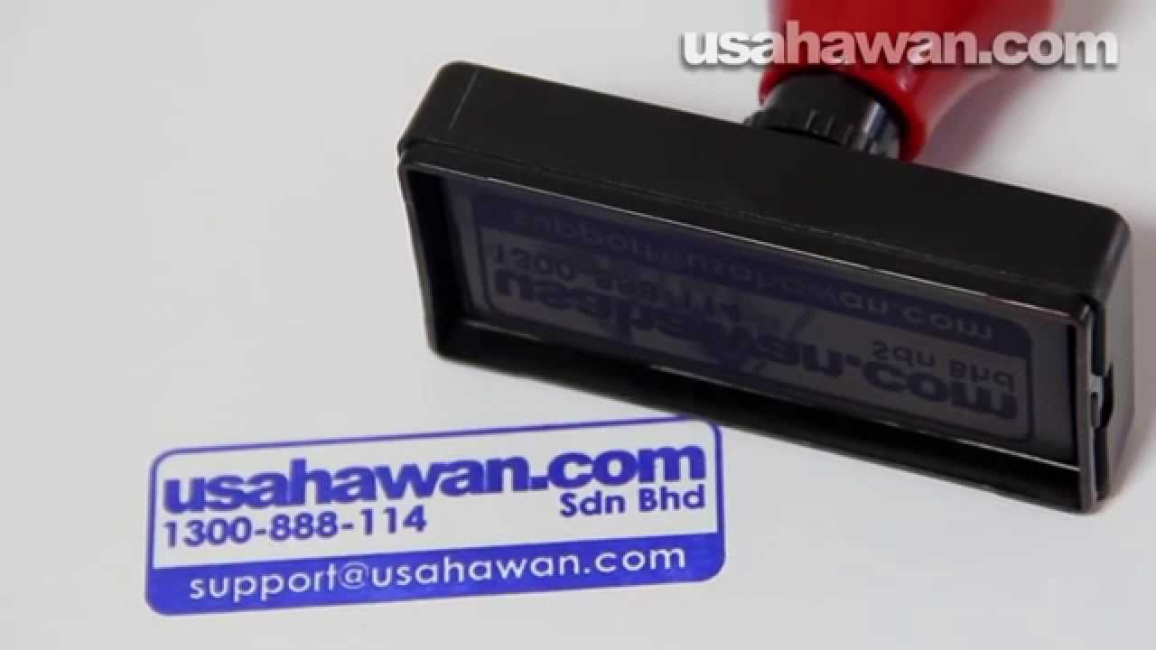 Mesin Flash Stamp Usahawan.com