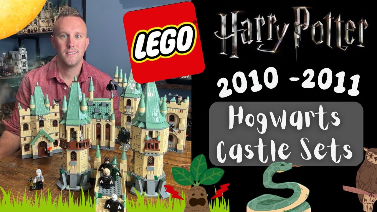 LEGO Harry Potter Combining Hogwarts Castles 2010 & 2011