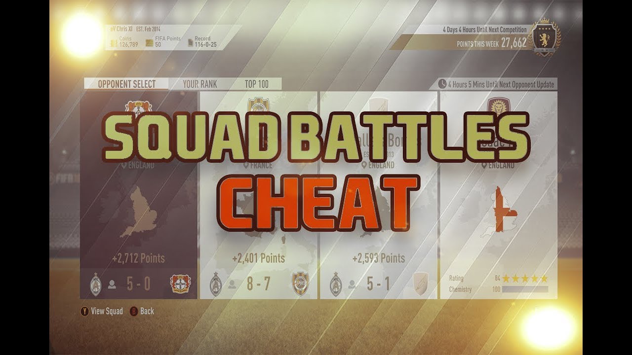 FIFA 18 | SQUAD BATTLES CHEAT/GLITCH *MUST WATCH*