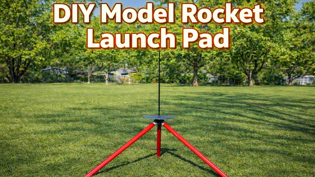 DIY Model Rocket Launch Pad | Simple and Cheap Build. #Rocketry