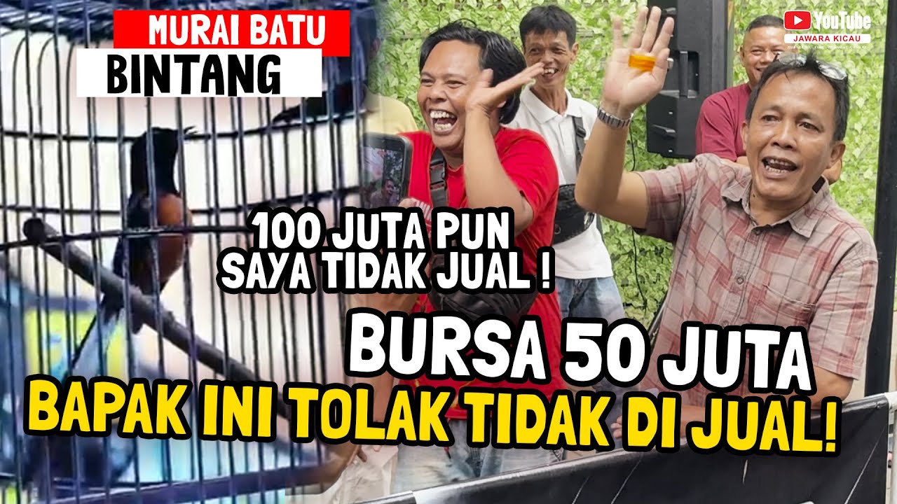 TOLAK 50 JUTA 😱‼️ MURAI BATU BINTANG SALAH MASUK KELAS BURSA ⁉️100 JUTA PUN TIDAK SAYA JUAL 🔥