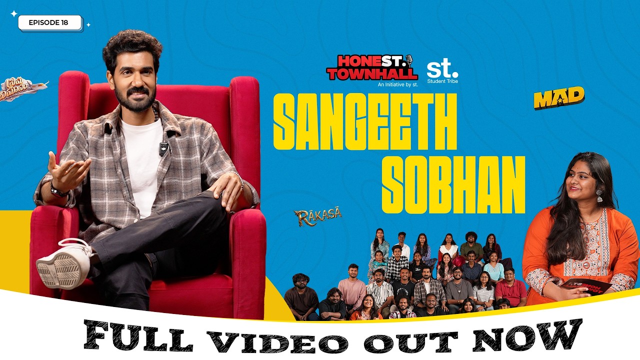 Sangeeth Shobhan Unfiltered | Struggles, Success, Life | Raakaasaa | Honest Townhall by st. | Ep-18