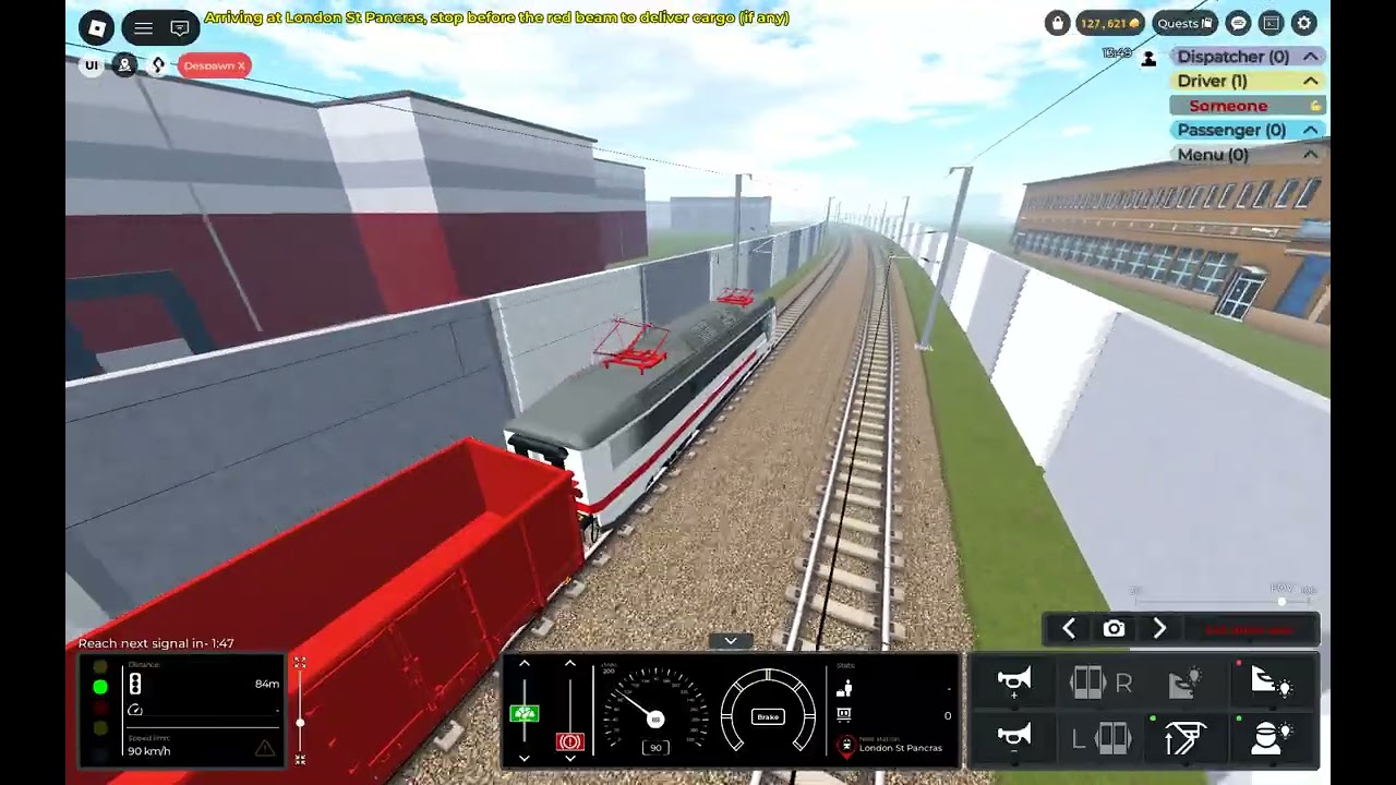 Someone's long train ride
