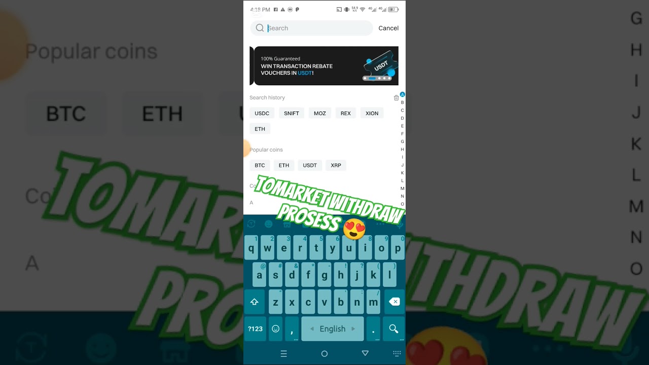 Tomarket withdraw prosess 😍#tomarket #tomato #toma #bitget #withdraw #telegram #payment #kup
