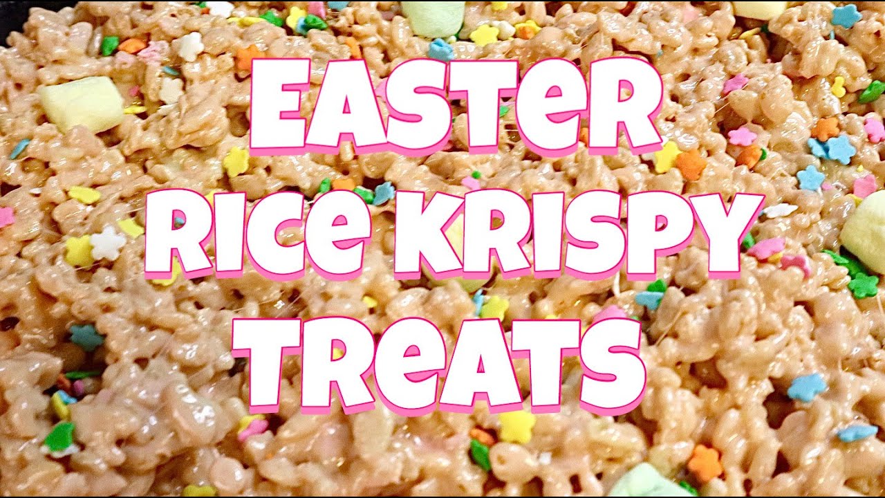 How to make Easter Rice Krispy Treats from scratch!