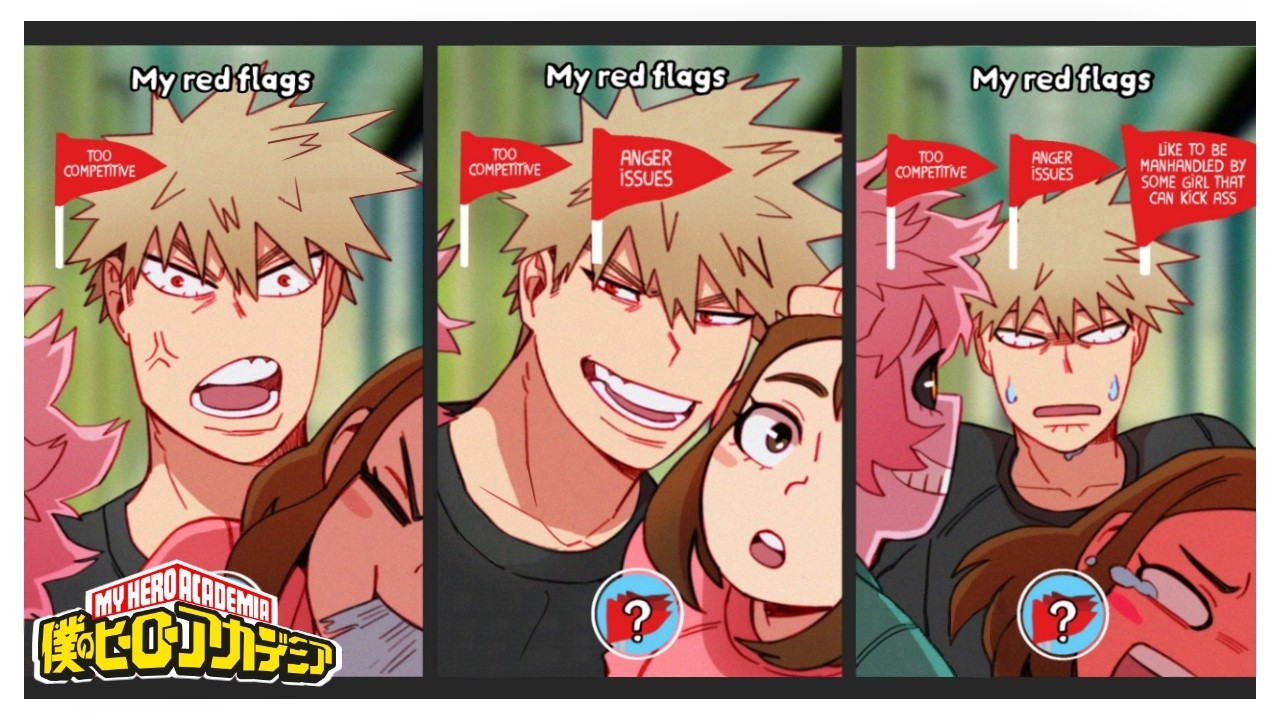 Bakugou's Red Flags | My Hero Academia Comic Dub [Kacchako]