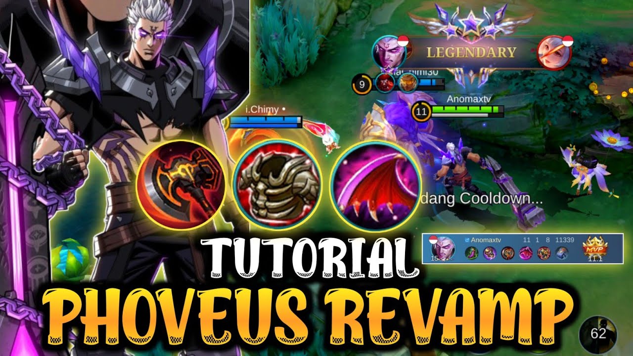 TONTON DULU SEBELUM BELI !! TUTORIAL HERO PHOVEUS REVAMP - MOBILE LEGENDS