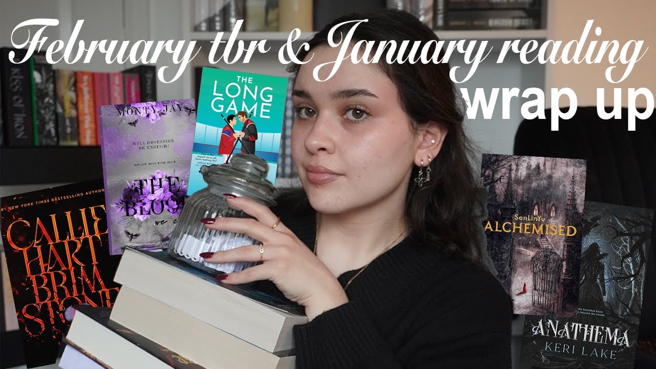 my february tbr + january reading wrap up 🌸💛