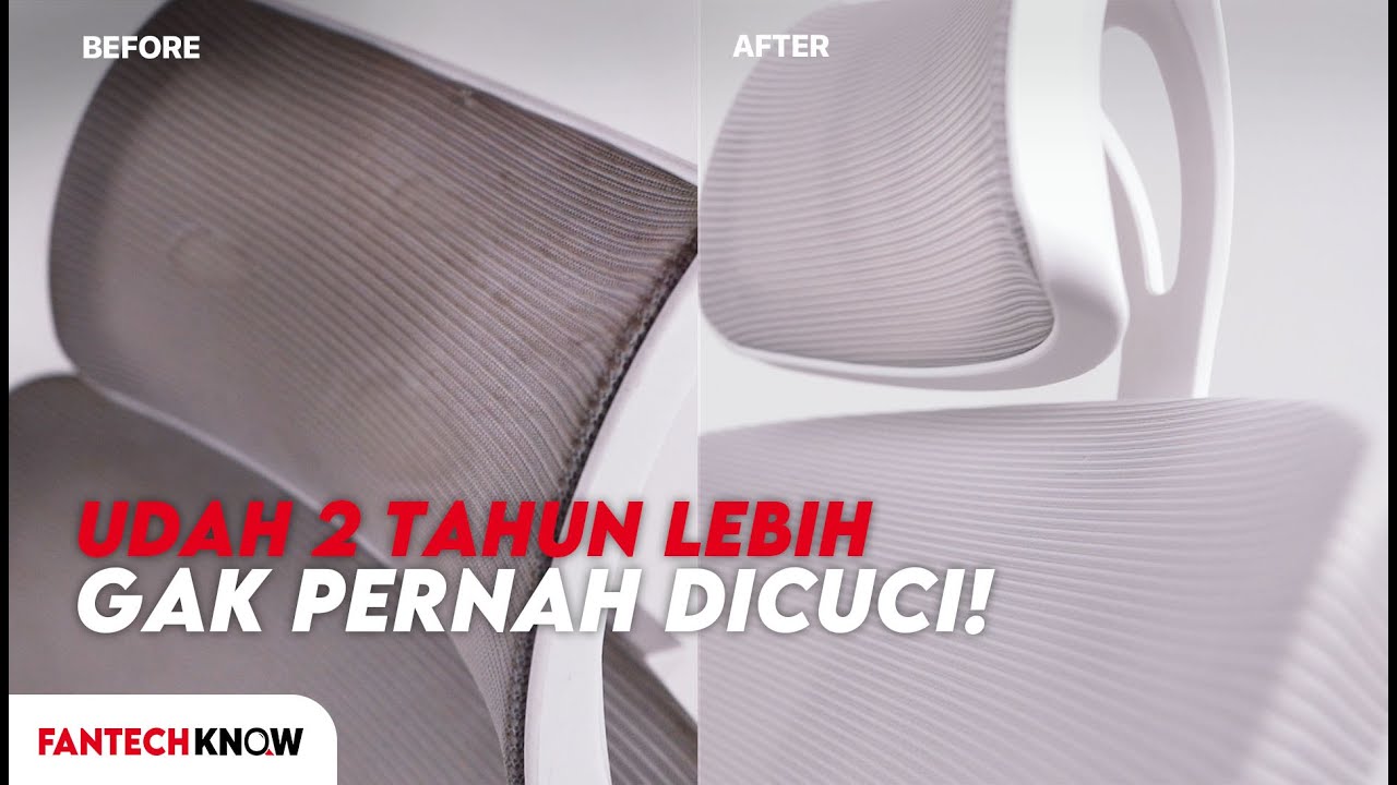 Cara mudah cuci kursi kantor - Fantech OCA258
