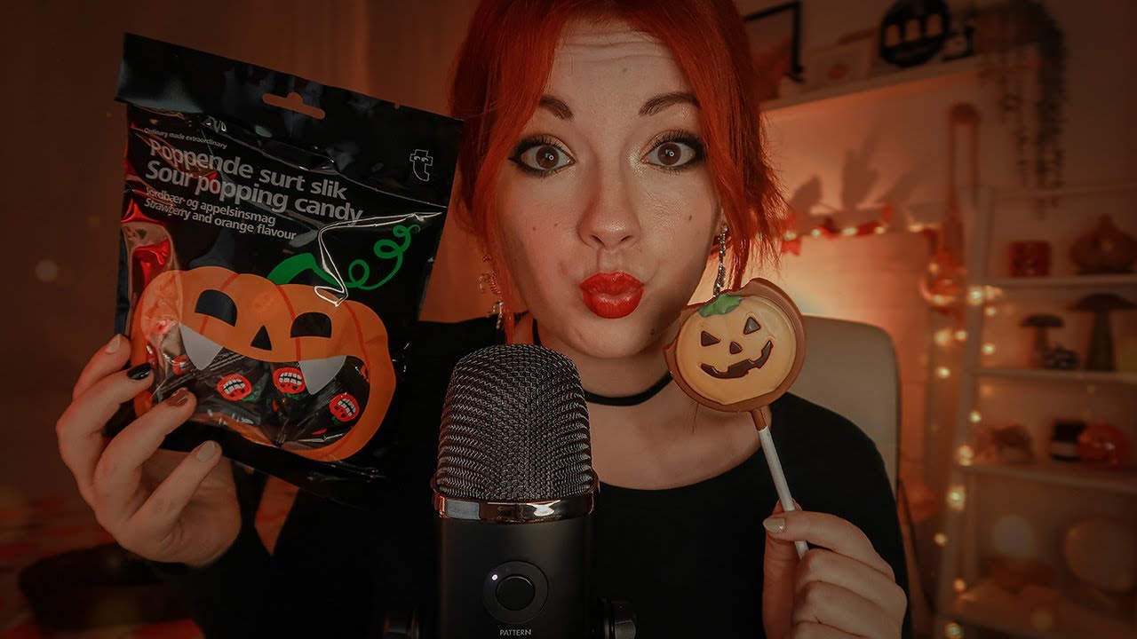 ASMR Mukbang | COMIENDO chuches de Halloween 🎃 | Mouth Sounds