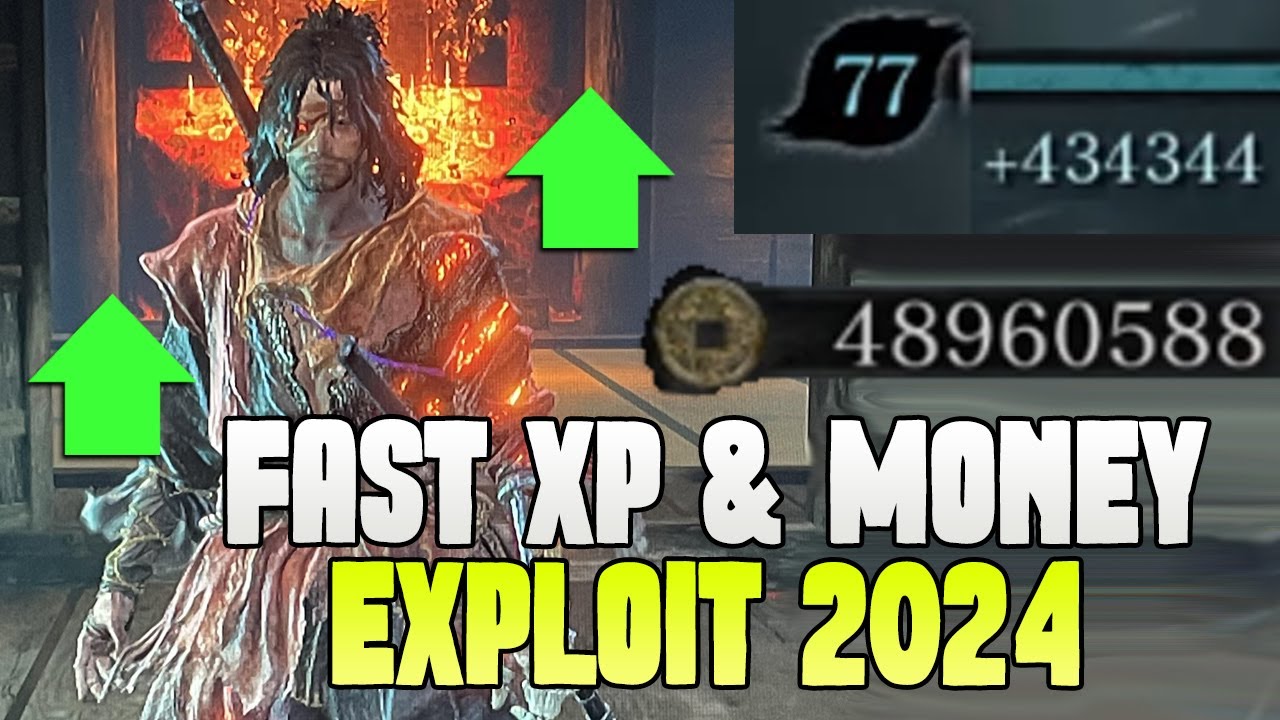 Sekiro Fast XP Farm 2024 Exploit, Fastest XP Farm Mid Game, Money, Level Up, Skill Point Farm Glitch