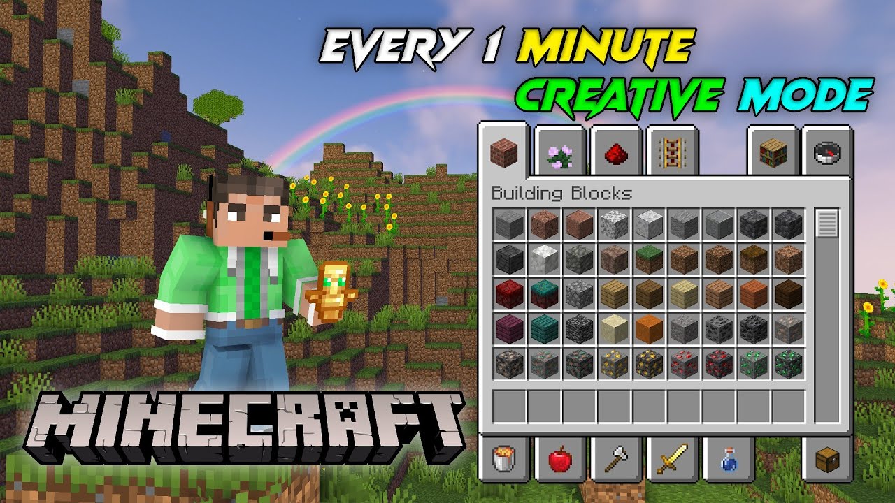 Minecraft But Creative After Every One Minute | Minecraft In Telugu | GMK GAMER