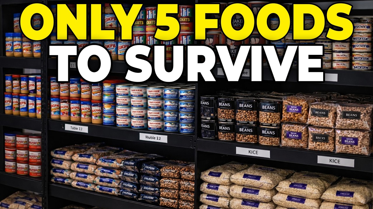 Stockpile ONLY 5 FOODS to SURVIVE &ndash; Why this is ALL you NEED