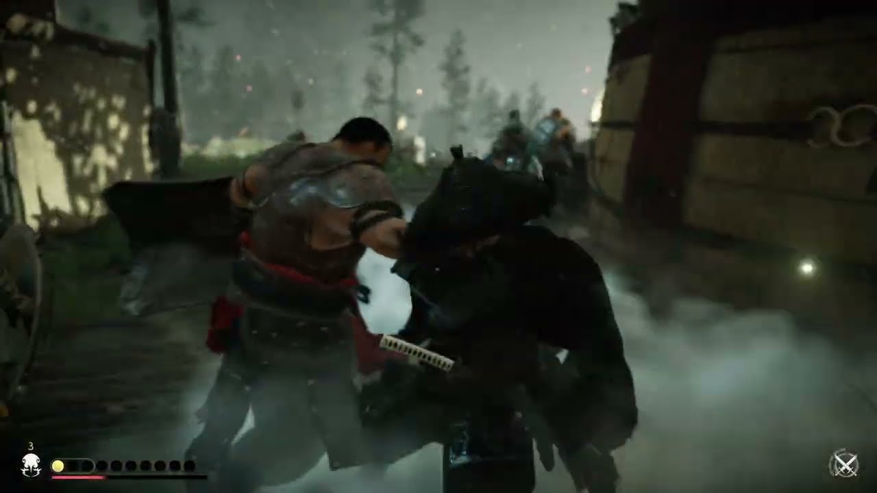 Ghost of Tsushima i am try play burn down logging base again again at ps 4 with reckless flavour