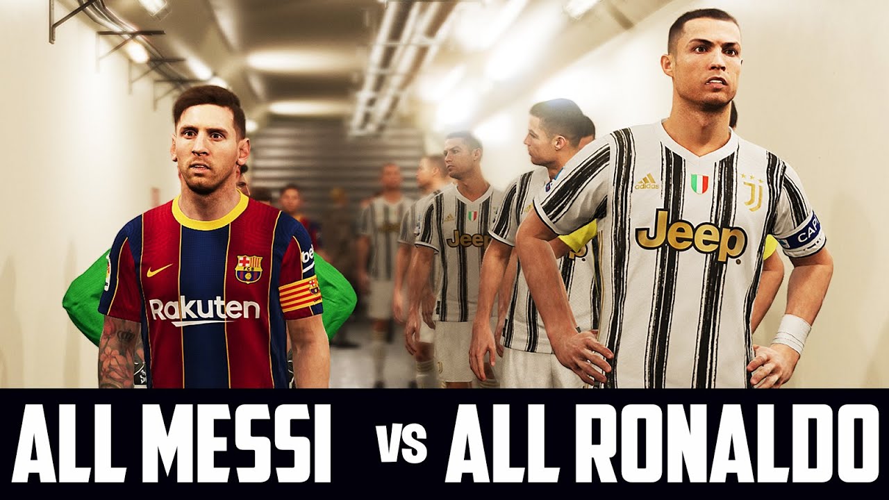 All MESSI vs All RONALDO - PES 2021 Experiment