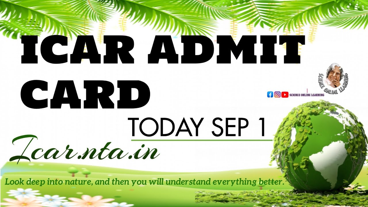 Icar admit card released or not 2021 | icar admit card 2021 | how to download icar admit card 2021
