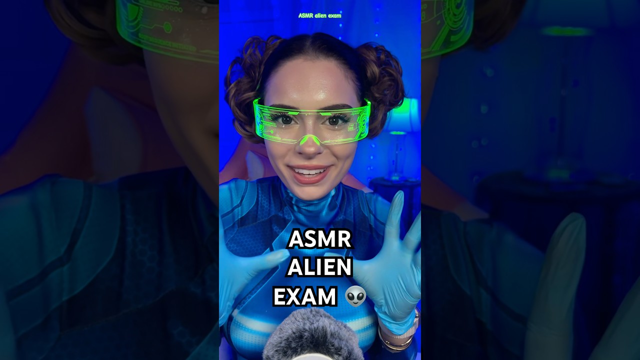 ALIEN EXAM ASMR 👽 🛸 #shorts #asmr