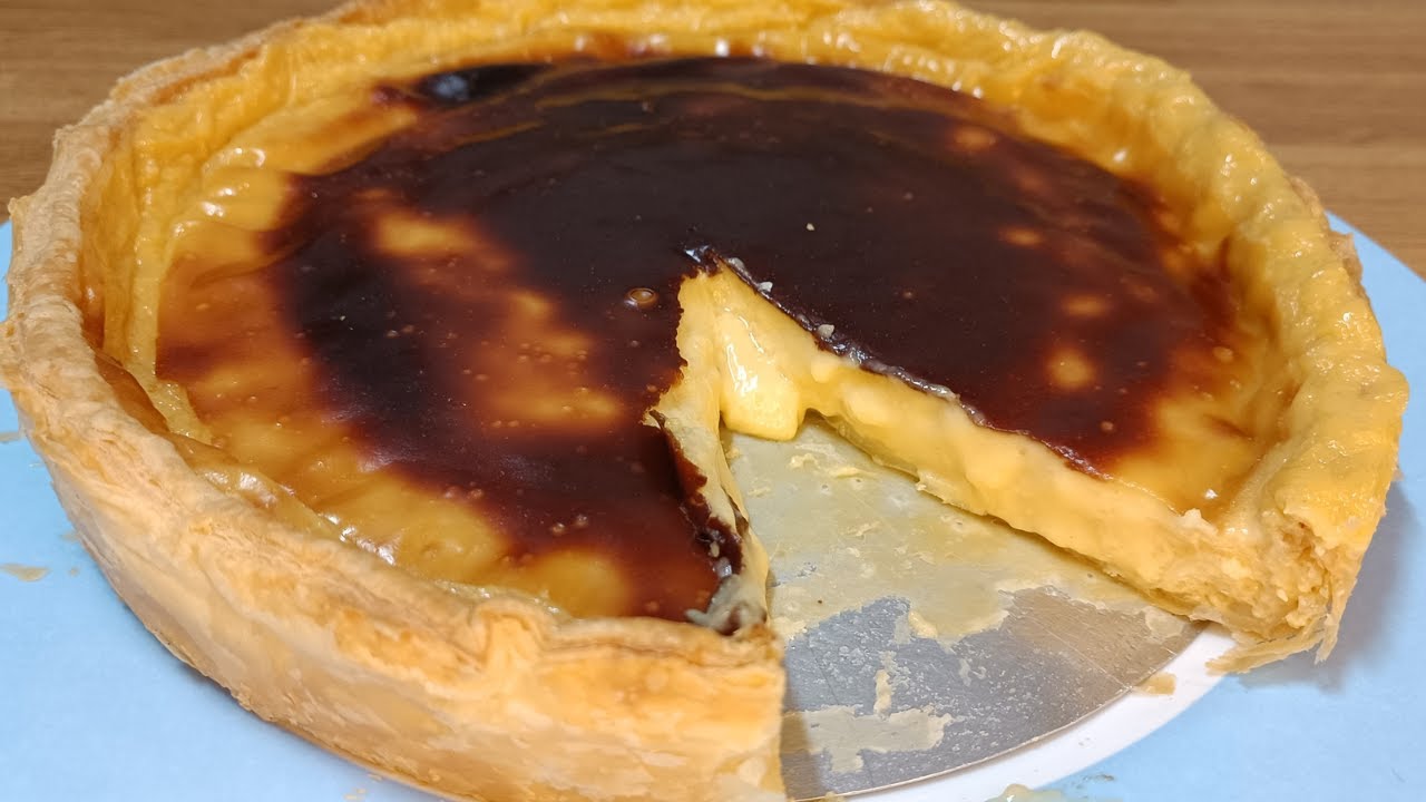Tarte de natas fácil de fazer e bastante económica